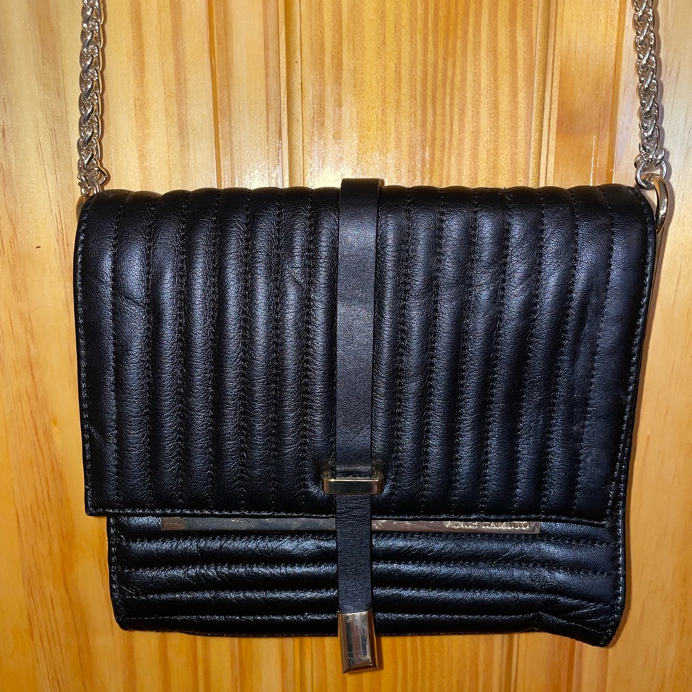 Vince Camuto black shoulder bag purse